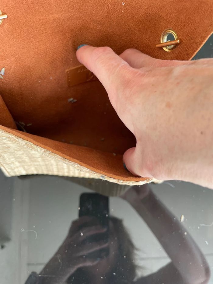 Joli petit sac en paille H19 L17 - photo numéro 5