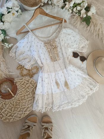 Jolie robe tunique bohème neuve
