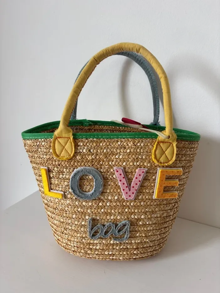 Sac en paille love