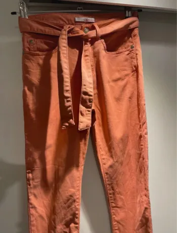 Pantacourt Camaïeu corail - Taille 34 - Très bon état