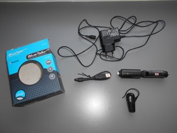 Oreillette bluetooth Blue Talkr mini (Qtrek) + accessoires