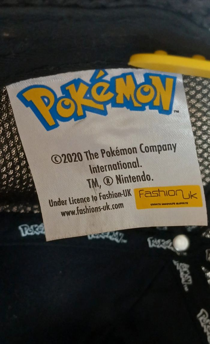 Casquette Pokémon Pickachu - photo numéro 3