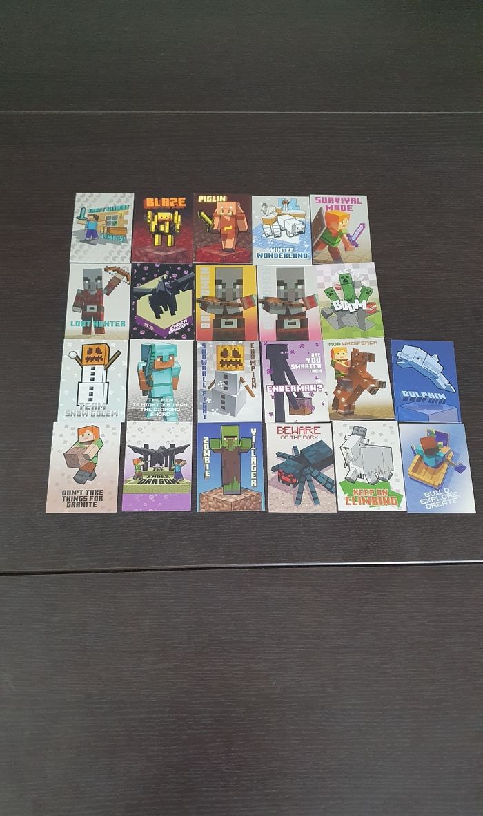 22 cartes Minecraft