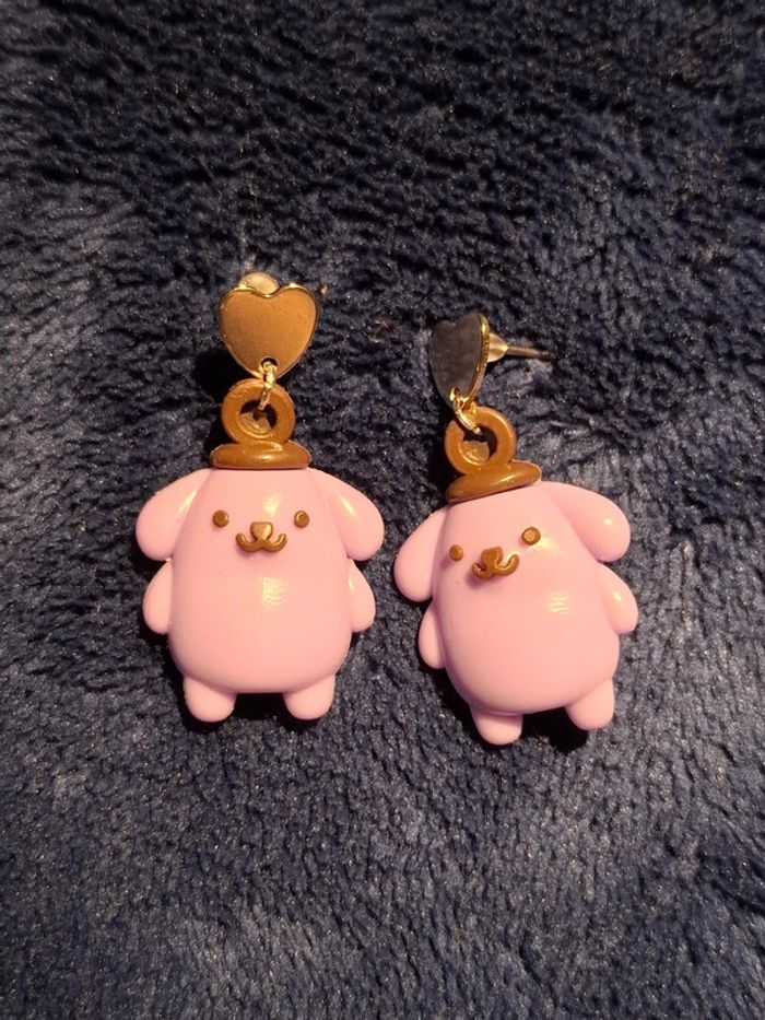 Boucles d'oreilles Kuromi - photo numéro 5