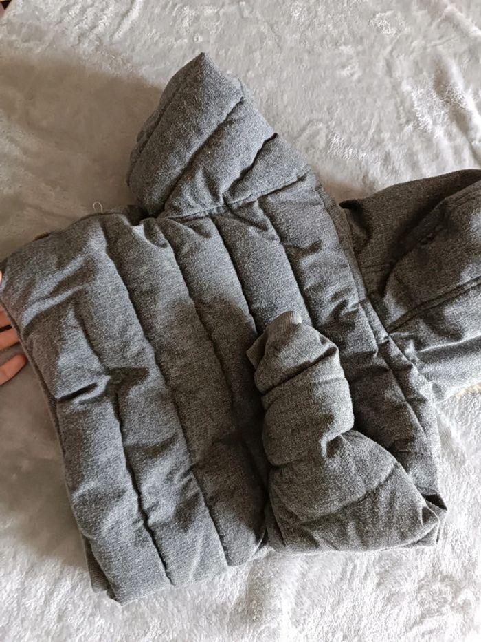 Gros manteau d'hiver à capuche fourré - photo numéro 8