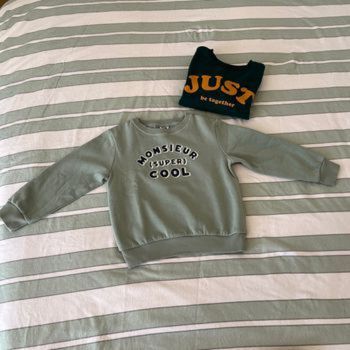 Sweat vert garçon 5 ans Tap à l’œil