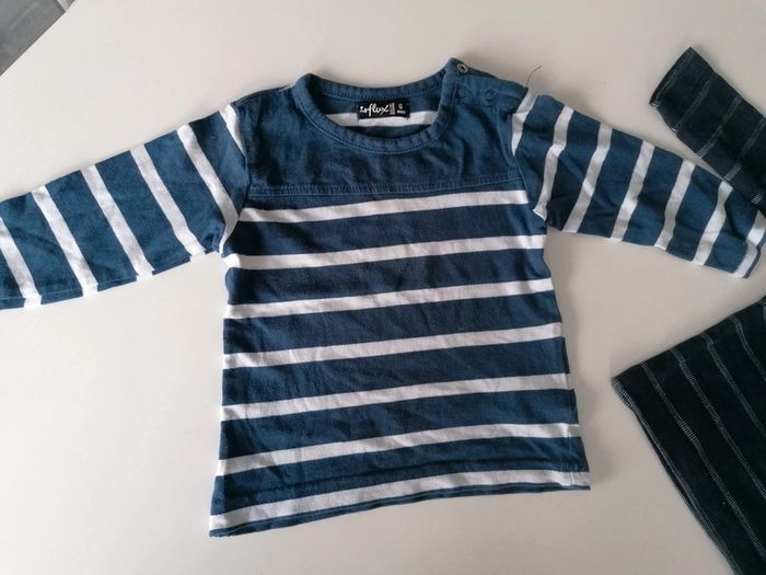 Lot 2 hauts manches longues T 6 mois garçon 👶 - photo numéro 2