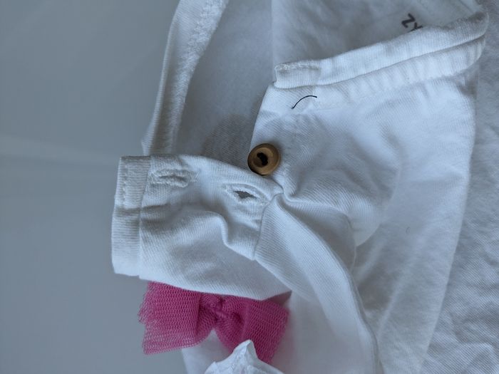 🦋 T-shirt bébé fille ZY BabyGirl – Taille 9/12 mois – Motif "Loving Earth" - photo numéro 5