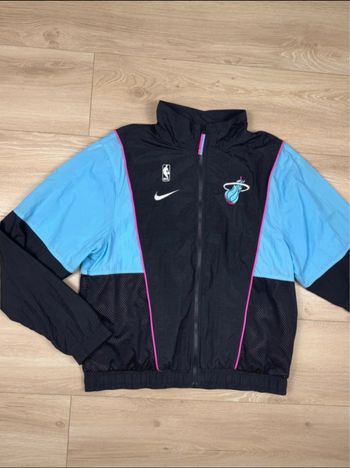 Veste coupe vent NBA Miami Heat x Nike taille M