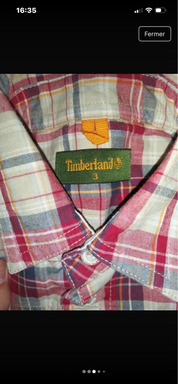 Ensemble chemise timberland