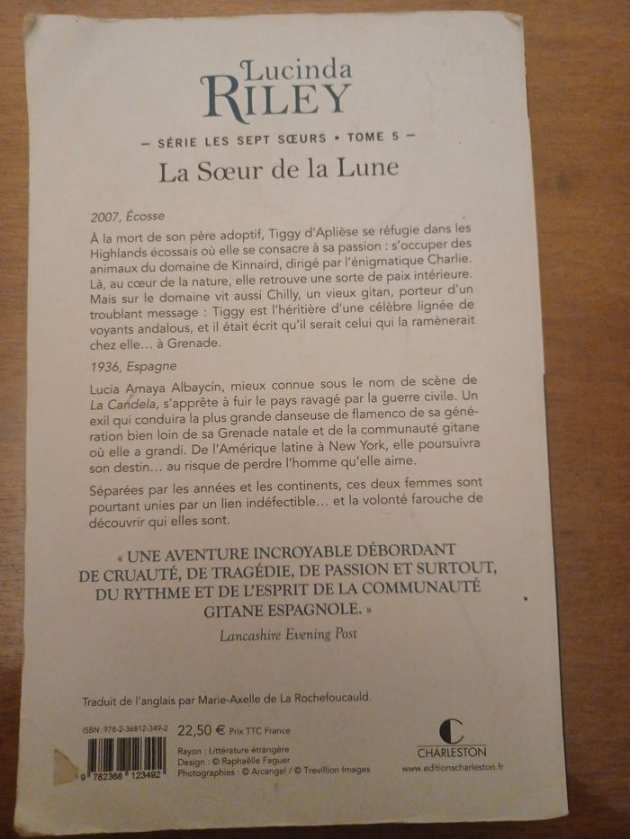 Livre Lucinda Riley - photo numéro 2