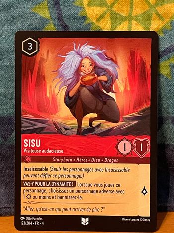 Carte Lorcana - Sisu : Visiteuse audacieuse - 123/204 - FR - 4