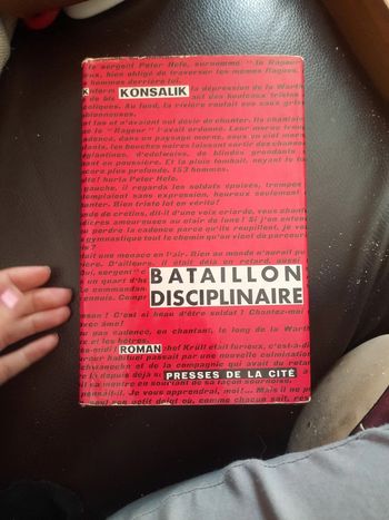 Livre bataillon disciplinaire p o