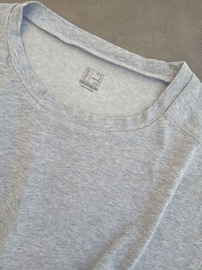 Tee-shirt gris chiné - Domyos - photo numéro 3