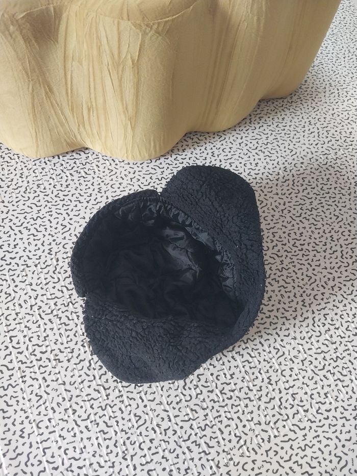 Chapka hiver noire 49 cm - photo numéro 3