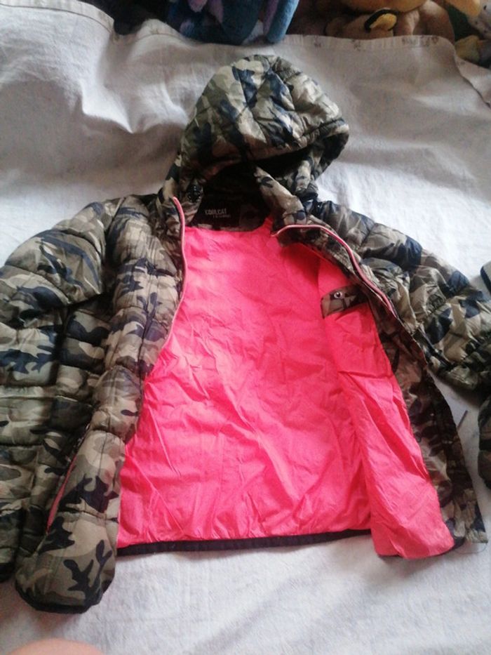 Doudoune mi saison camouflage kaki Coolcat - photo numéro 3