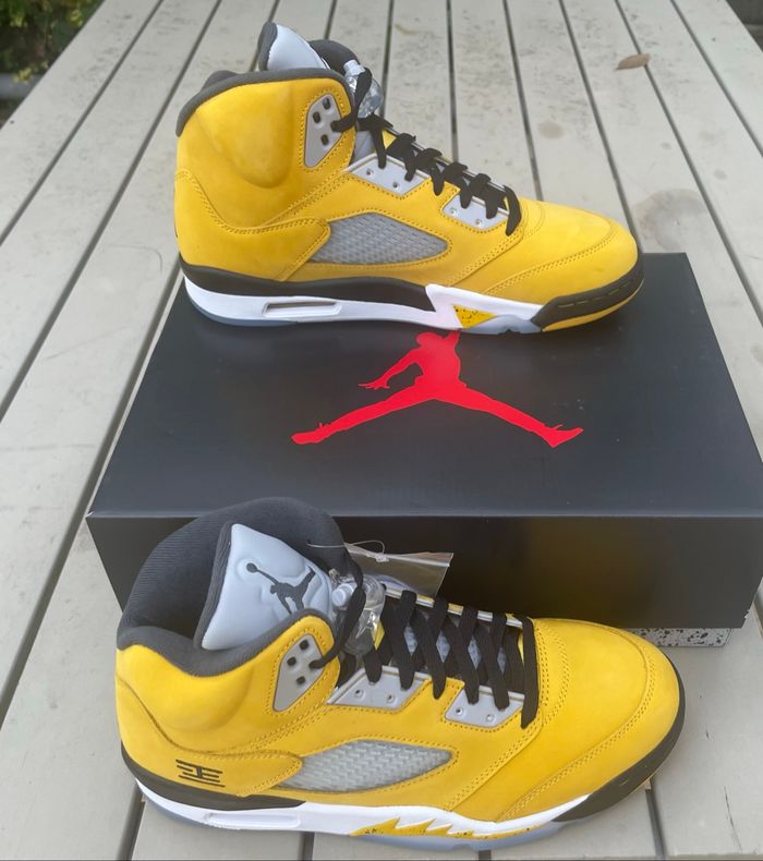 Air jordan 5 Retro Tokyo jaunes - Neuves en taille - photo numéro 2