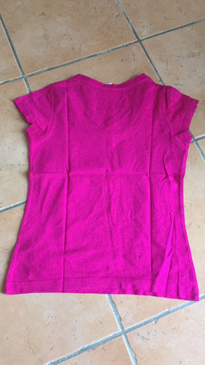 Teeshirt fuschia T S. Dirty Dancing - photo numéro 2