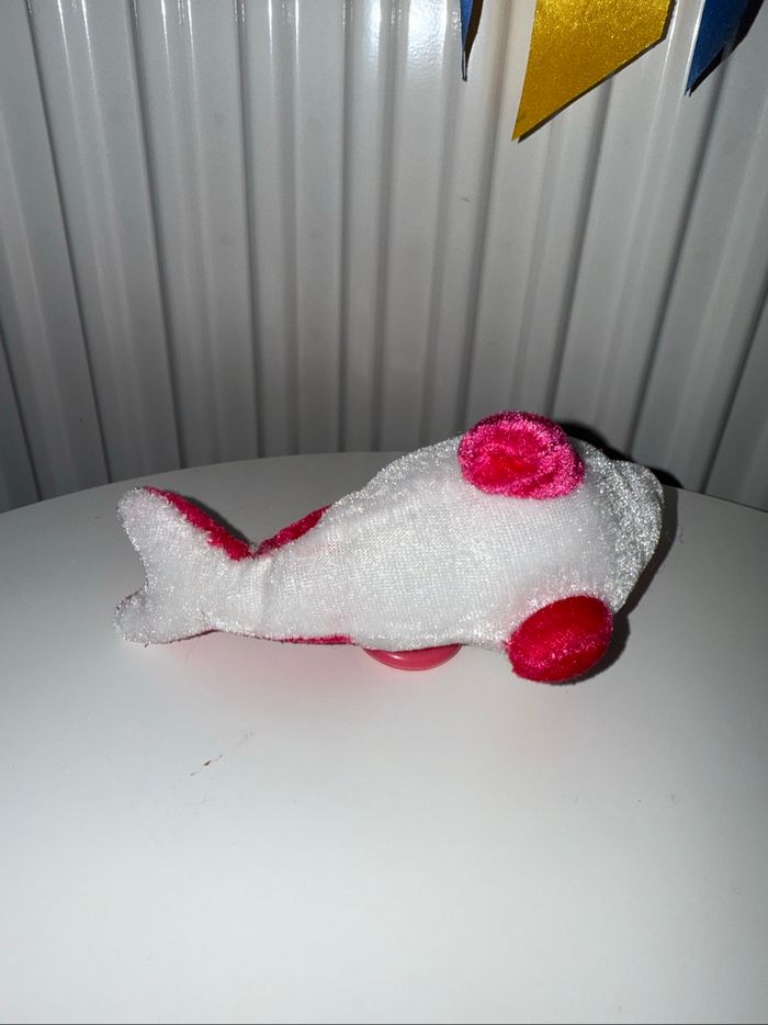 Porte clé doudou dauphin rose et blanc - photo numéro 6