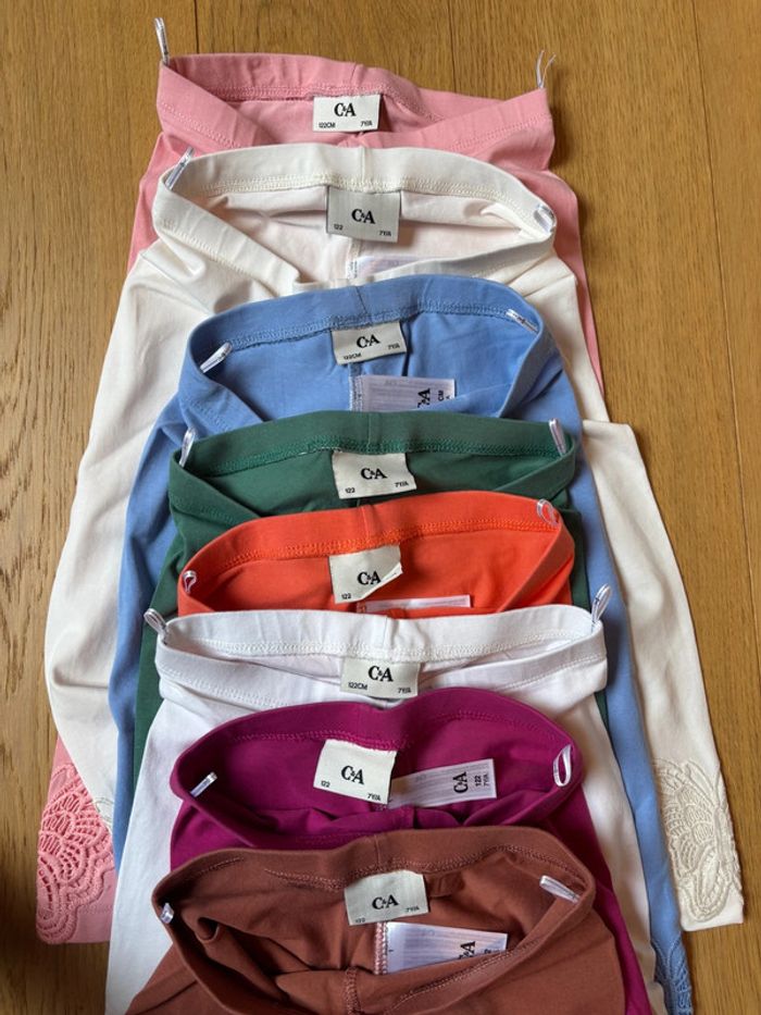 Lot de 8 legging 3/4 7 ans C&A - photo numéro 2