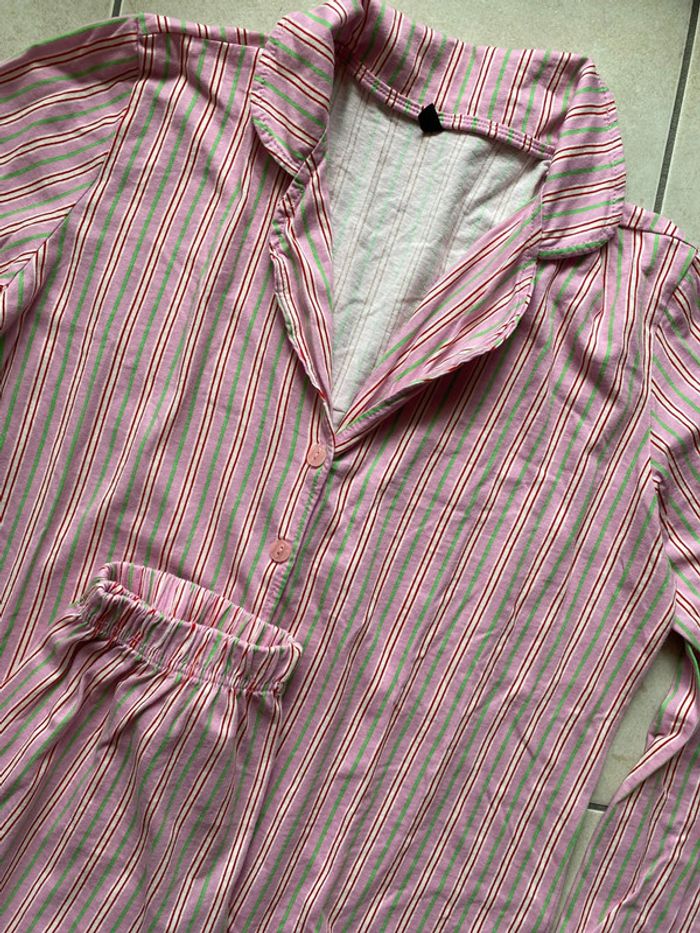 Pyjama femme boyfriend rayure rose LC Waikiki 36 - photo numéro 5