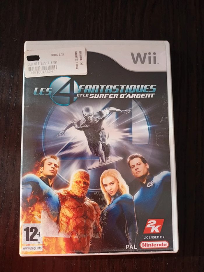 Jeu Wii Les 4 fantastiques et le surfer d'argent