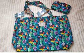 Tote bag + pochette téléphone EL Paraty Cabaïa 