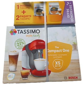 Cafetière électrique neuve Tassimo  Compact Rouge /Noir