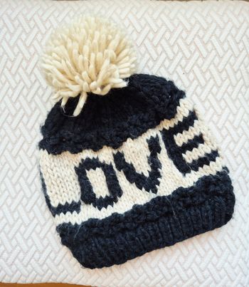Bonnet femme pompom new look