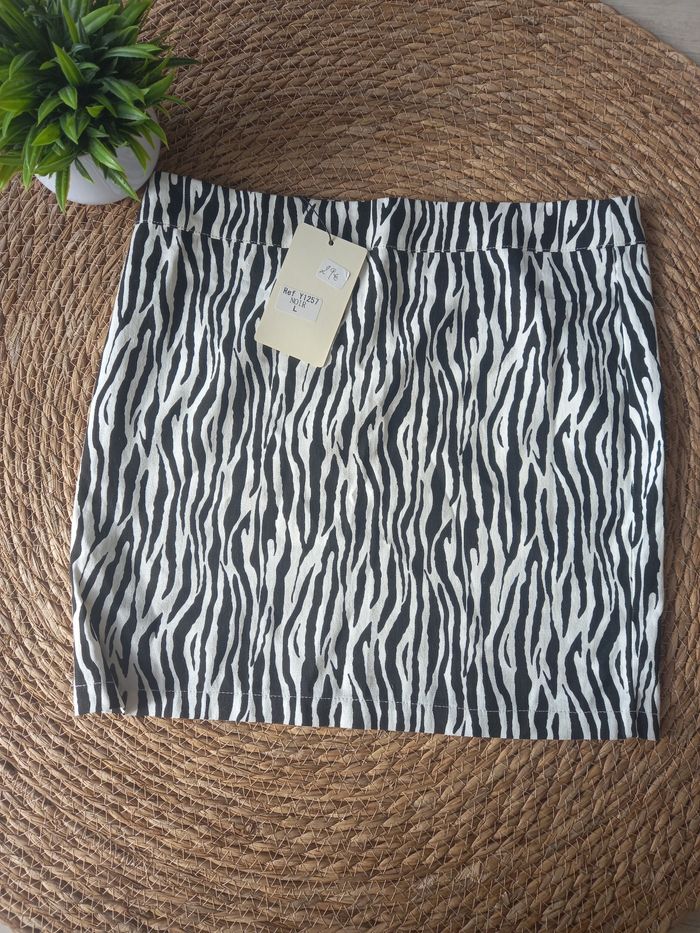 Jupe à motif zèbre  - Ivivi - Taille 40