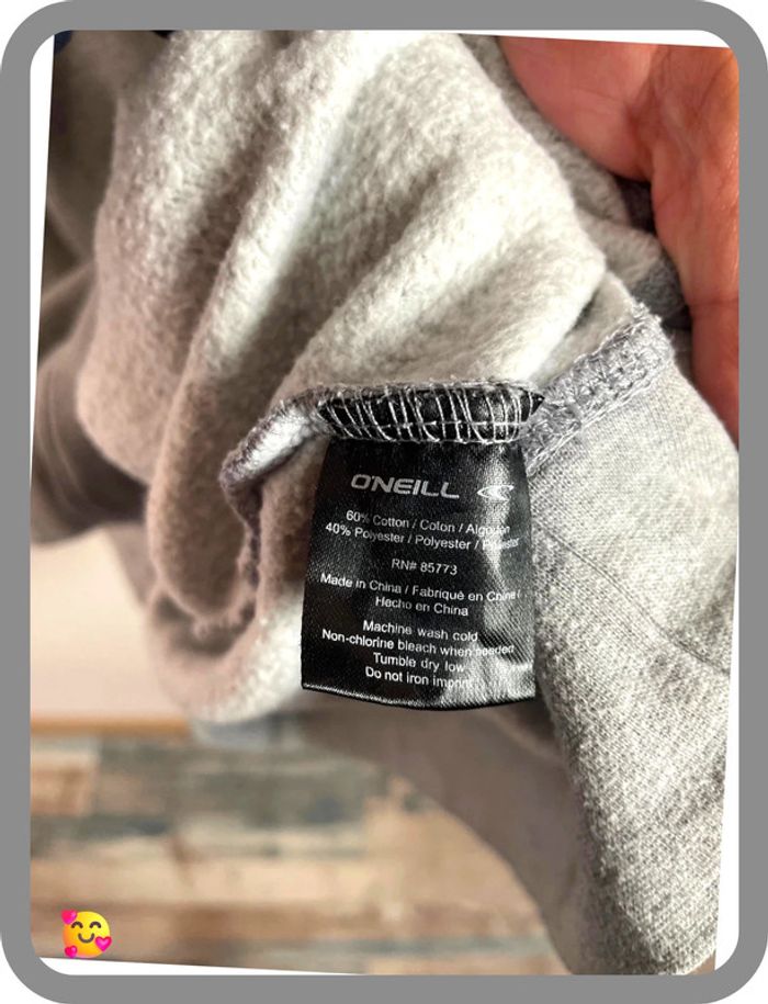 Sweat O’Neill gris L 👕 bon état général - photo numéro 4