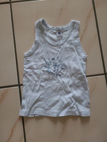 Débardeur bleu Petit Bateau