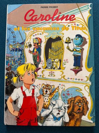 Livre vintage Caroline et les vacances de Titus Pierre Probst