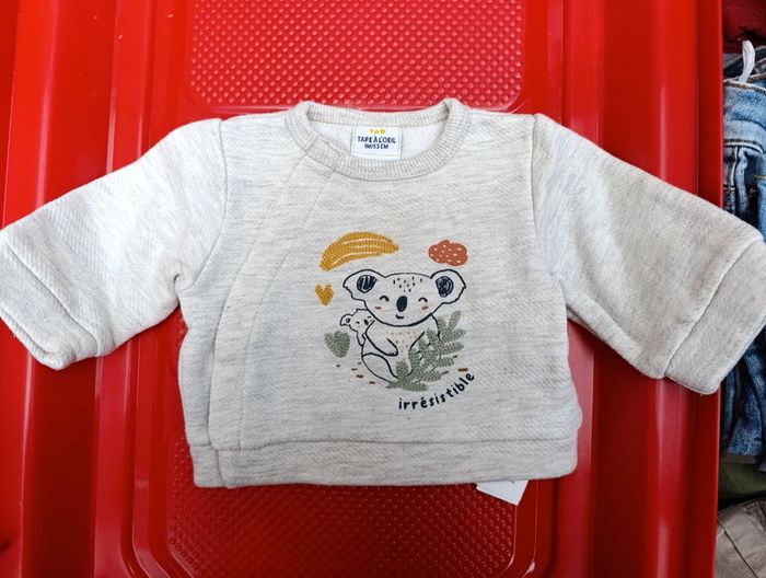 Lot de 3 pull taille 1mois - photo numéro 5