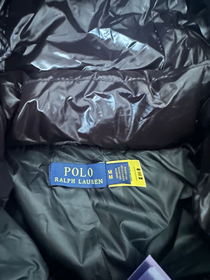 Doudoune Ralph Lauren noir brillant - photo numéro 5