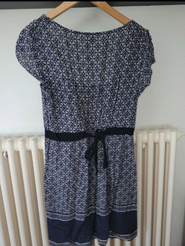 Robe bleue Naf Naf - photo numéro 3