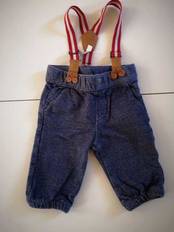 Pantalon chaud avec bretelles