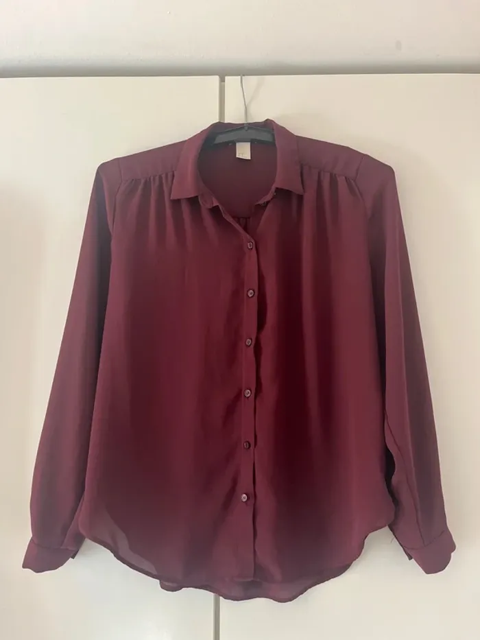 Violette leichte Bluse