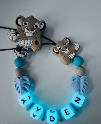 Attache tétine peppa pig