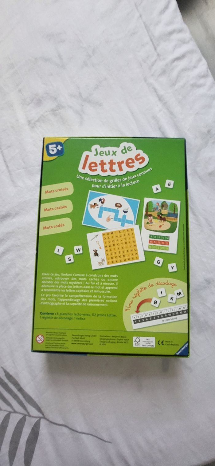 Jeu de lettre - photo numéro 2