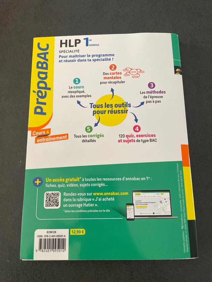 Prépa bac 1 ère HLP humanités littérature philosophie spécialité - photo numéro 2