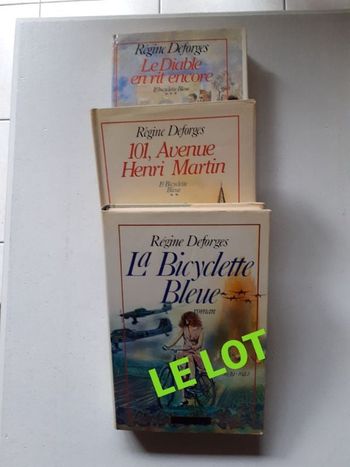 3 tomes La bicyclette bleue, Régine DEFORGES