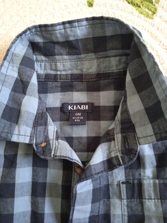 Lot chemise garçon 6 mois - photo numéro 4