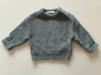 Pull bébé vert sauge mixte 3 mois NPO Baby – Très bon état