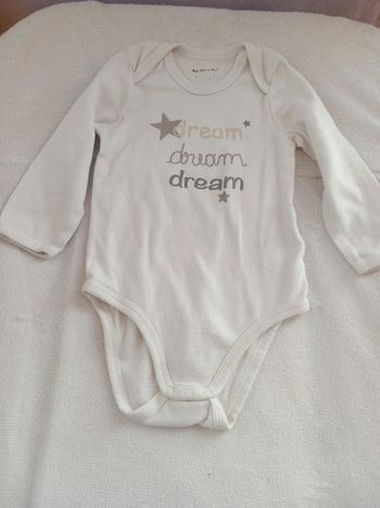 🚼boddy blanc 18 mois Vert Baudet