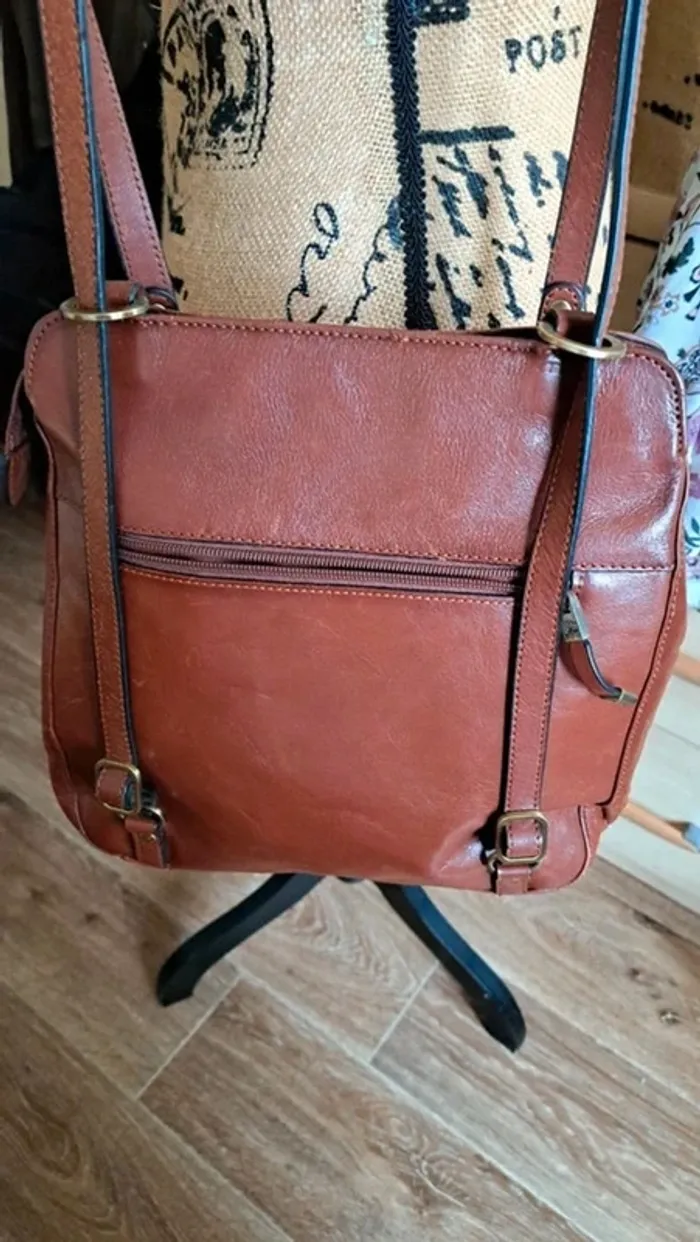Sac à main en cuir KATANA - photo numéro 4