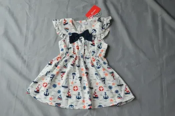 Robe Fille PatPat Marine & Blanc Motif Marin 3 ans Neuve