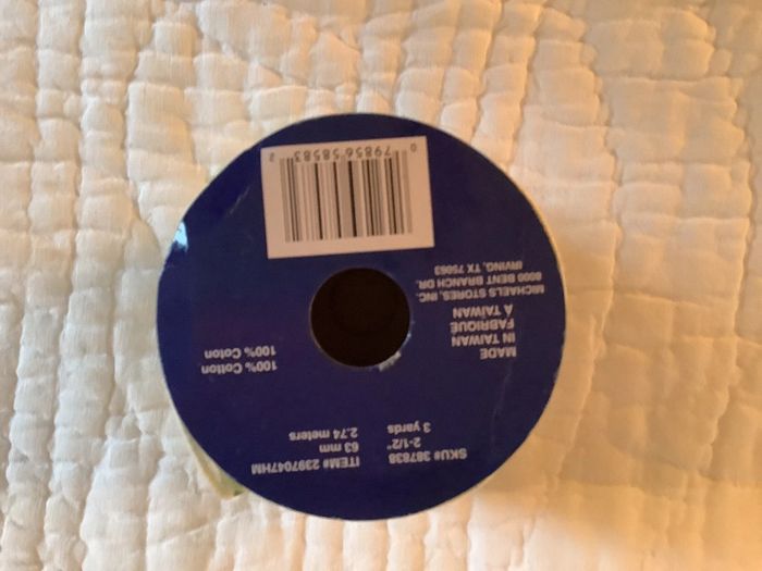 Ruban large imprimé type Jouy, neuf - photo numéro 4