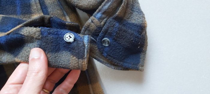 Chemise manche longue épaisse M - photo numéro 6