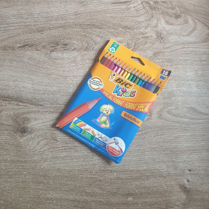📚 Lot de 18 crayons de couleurs Bic Kids evolution #emyfleury_scolaire